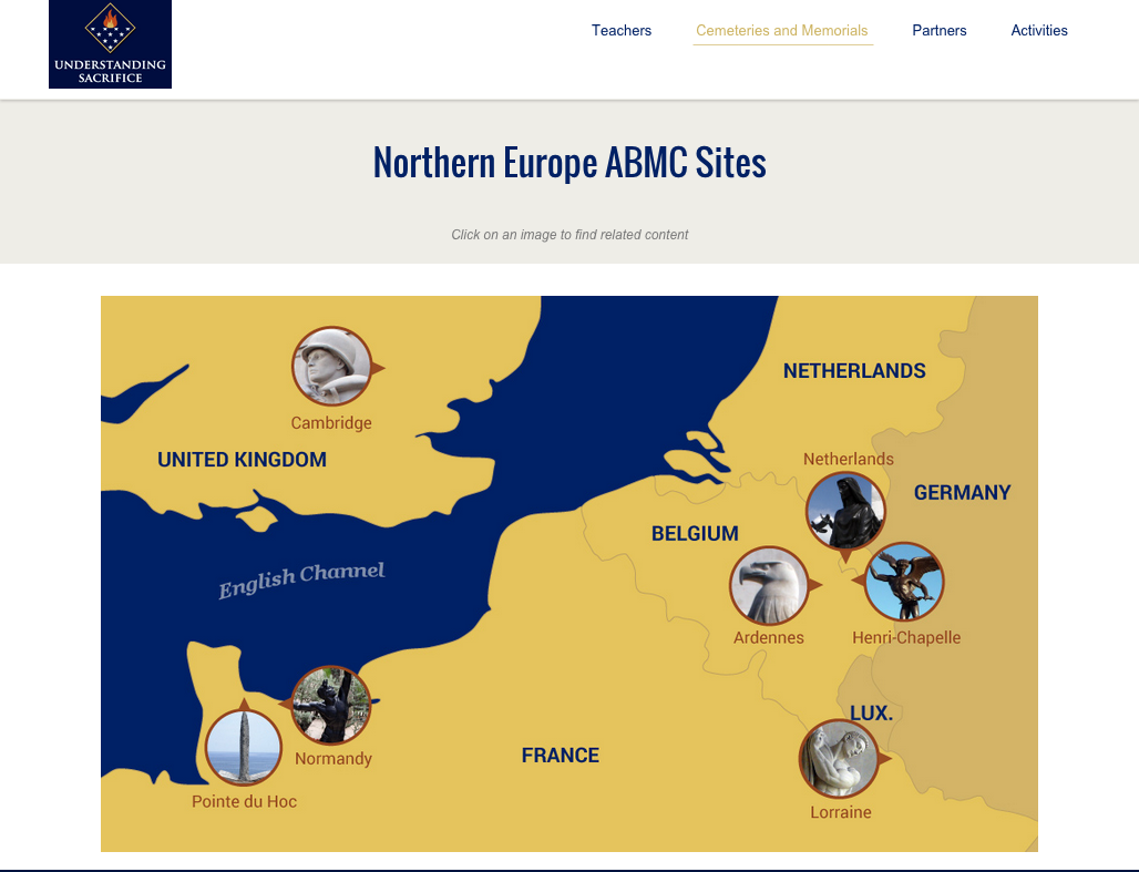 IMAGE: A responsive image map of Northern Europe ABMC sites
