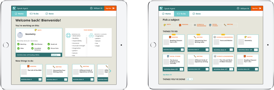 IMAGE: Dashboard and To Dos in an ipad