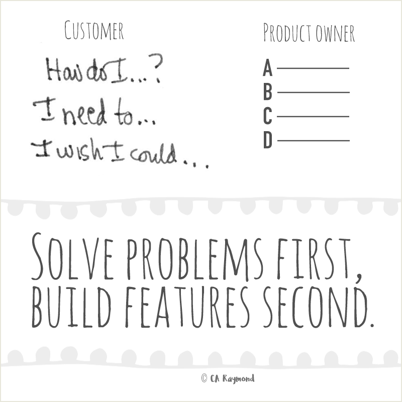 IMAGE: Solve Problems First, Build Features Second